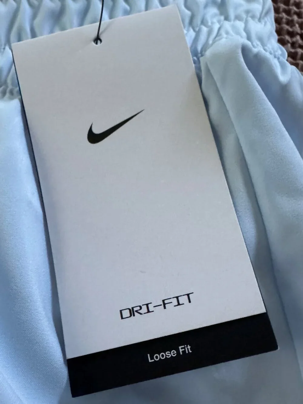 Baby Blue Women's Nike Dri-Fit Loose Fit Training Shorts